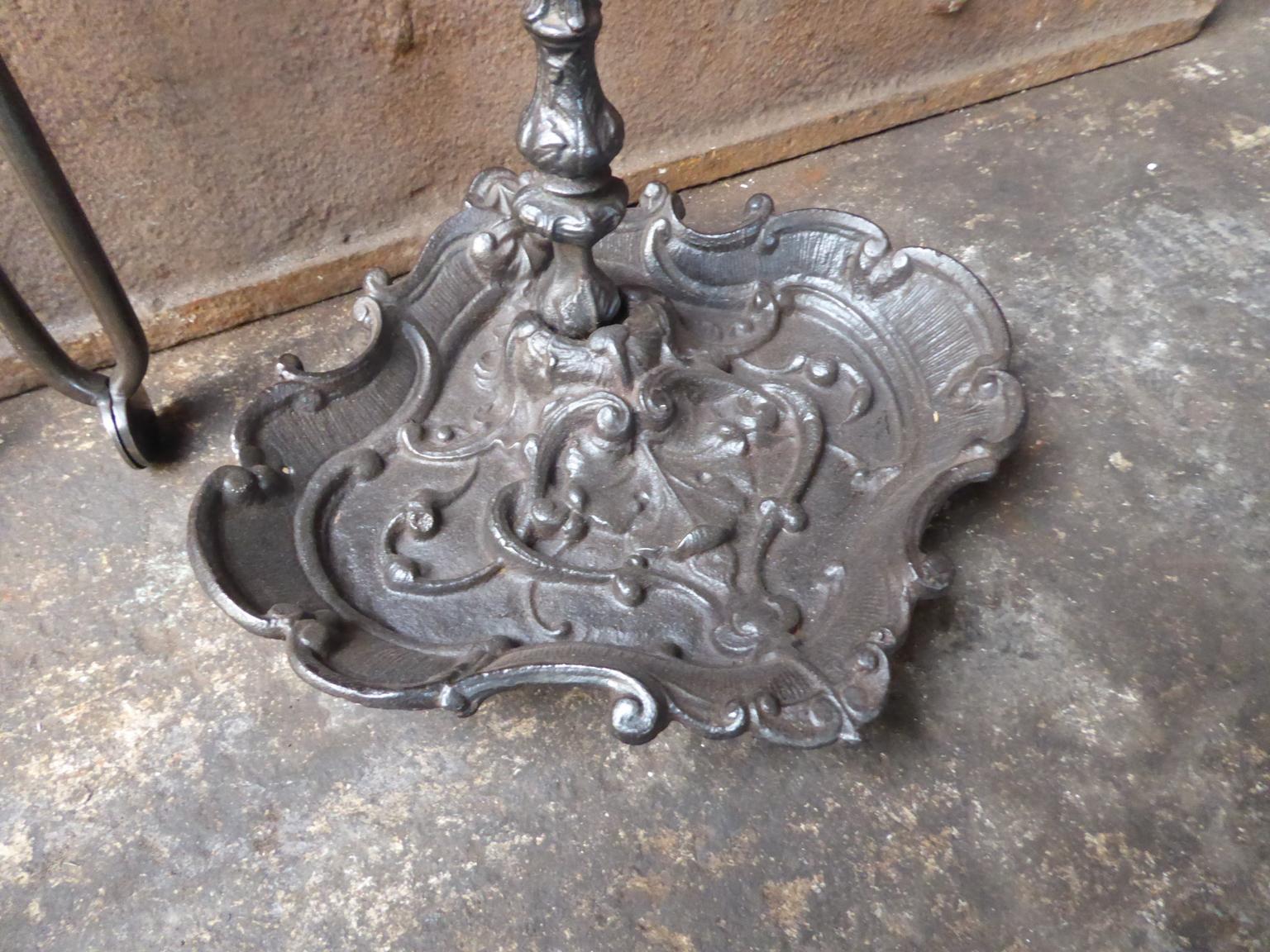 Brass Georgian Fireplace Tool Set or Fire Irons, 18th-19th Century
