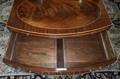 Georgian Flame Mahogany Bachelor's Chest