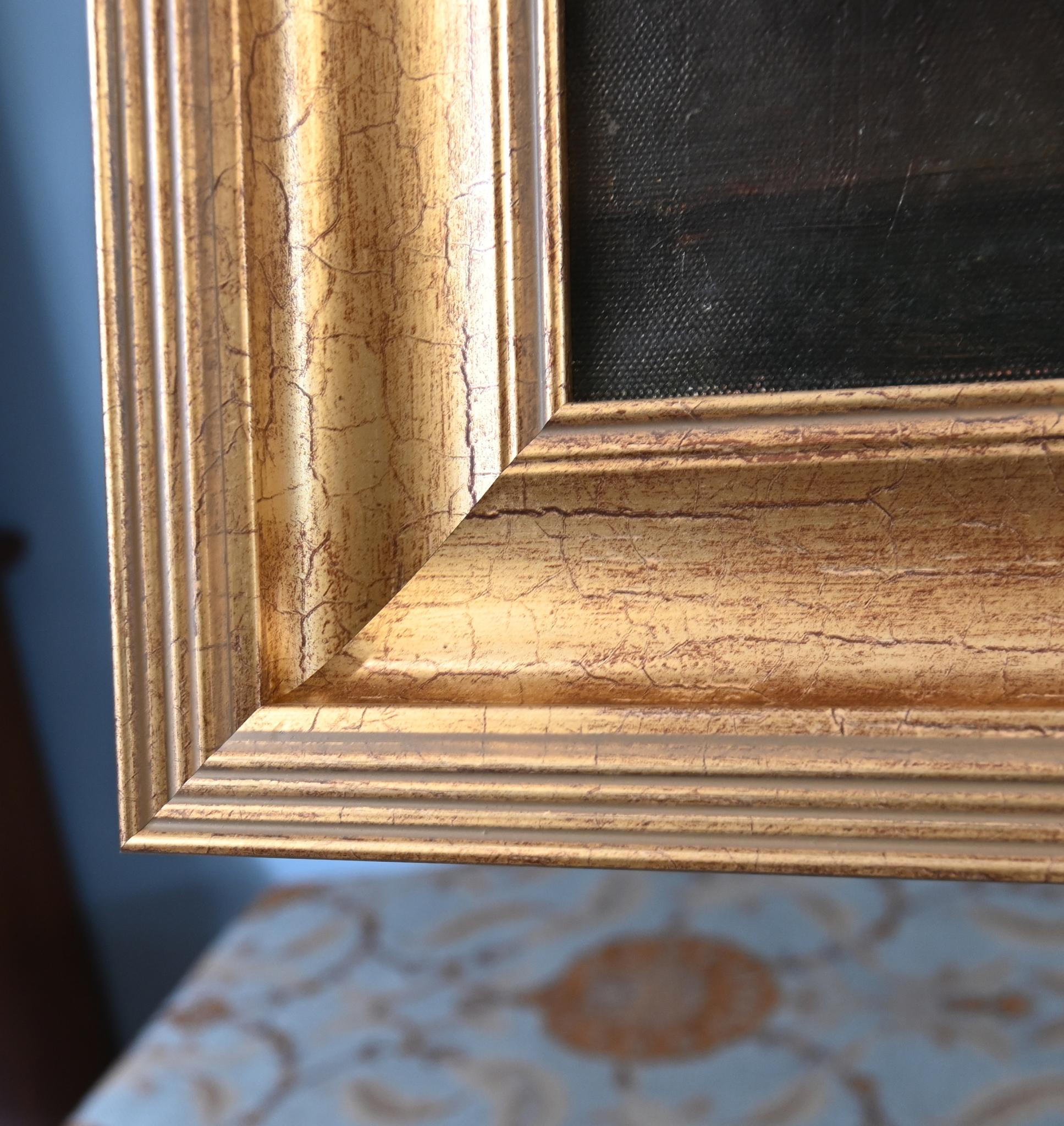 Georgisches Blumenstillleben Ölgemälde Signiert L.Ernest (Geölt) im Angebot