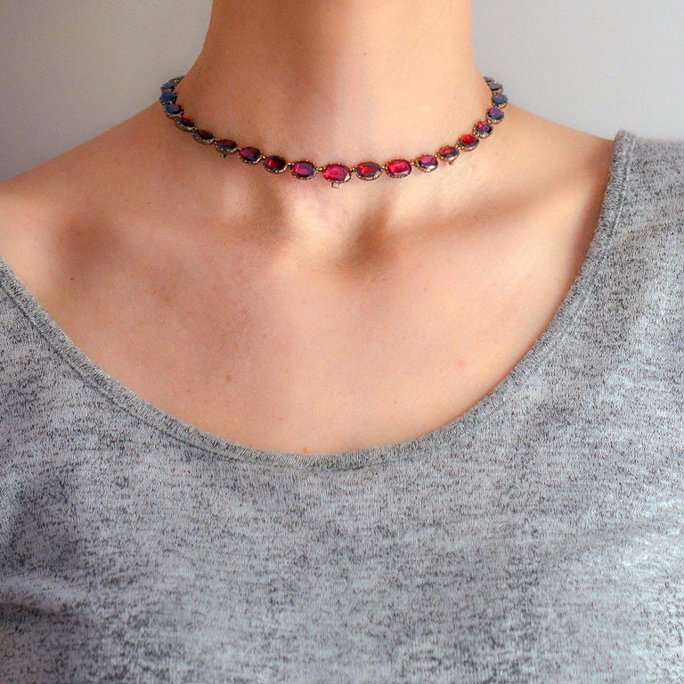 FoilBack Link Necklace at 1stDibs