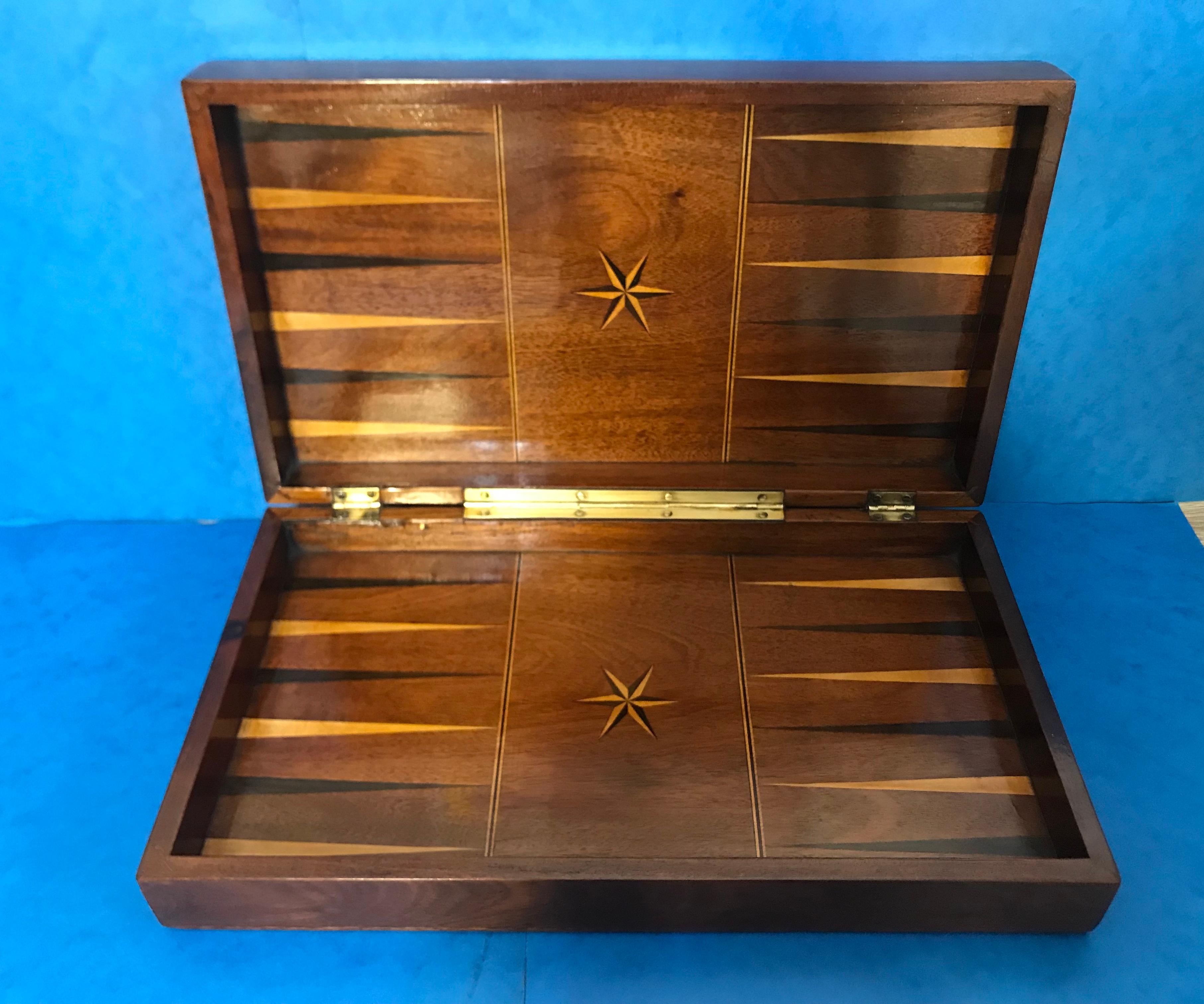 Georgian Games Box, Complete with a ‘Stalton’ Chess and Soapstone Backgammon Set 2