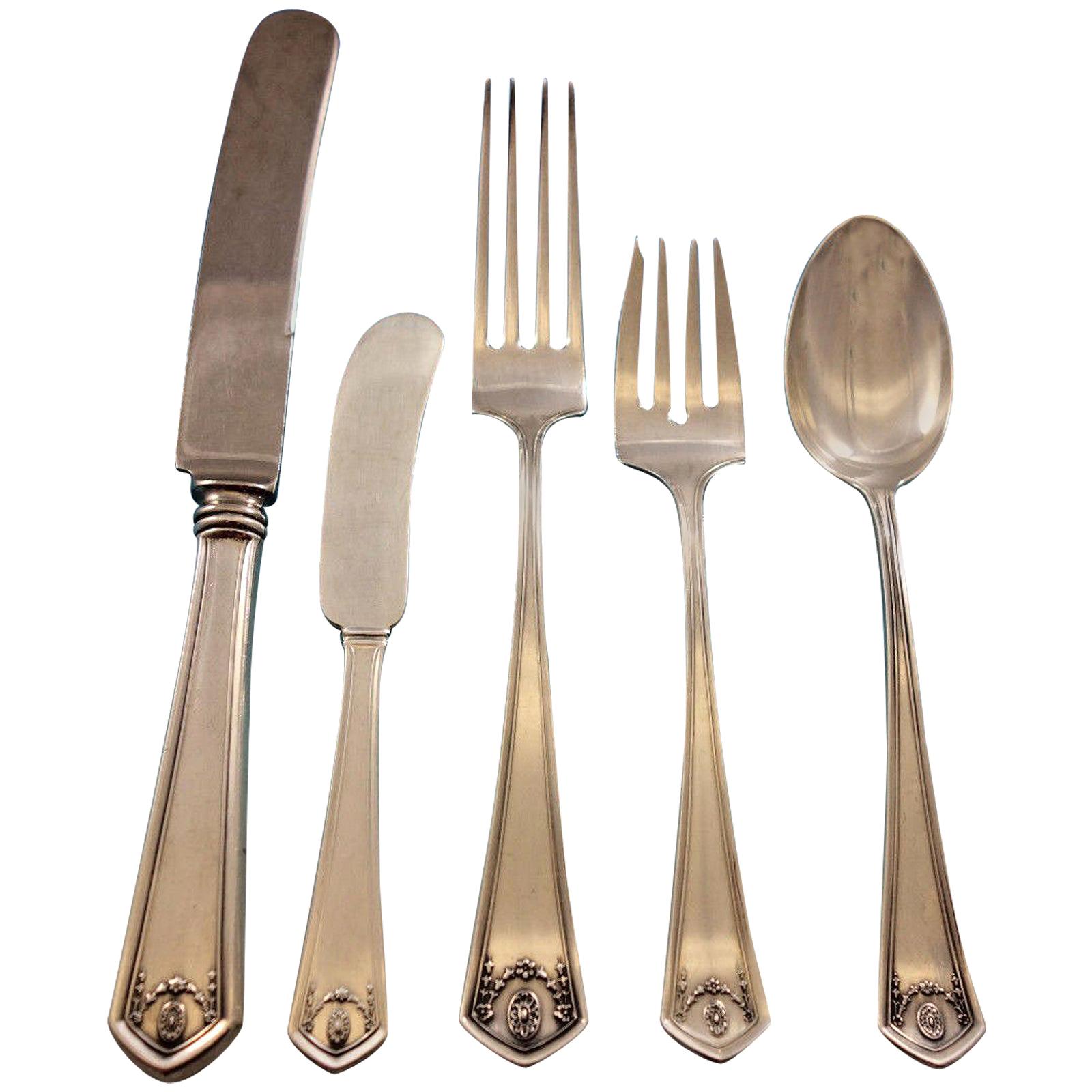 Countess by Frank Smith Sterling Silver Flatware Service 12 Set 66 Pcs