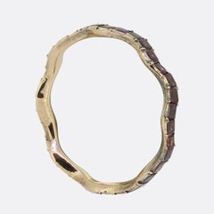 Georgian Garnet Eternity Ring