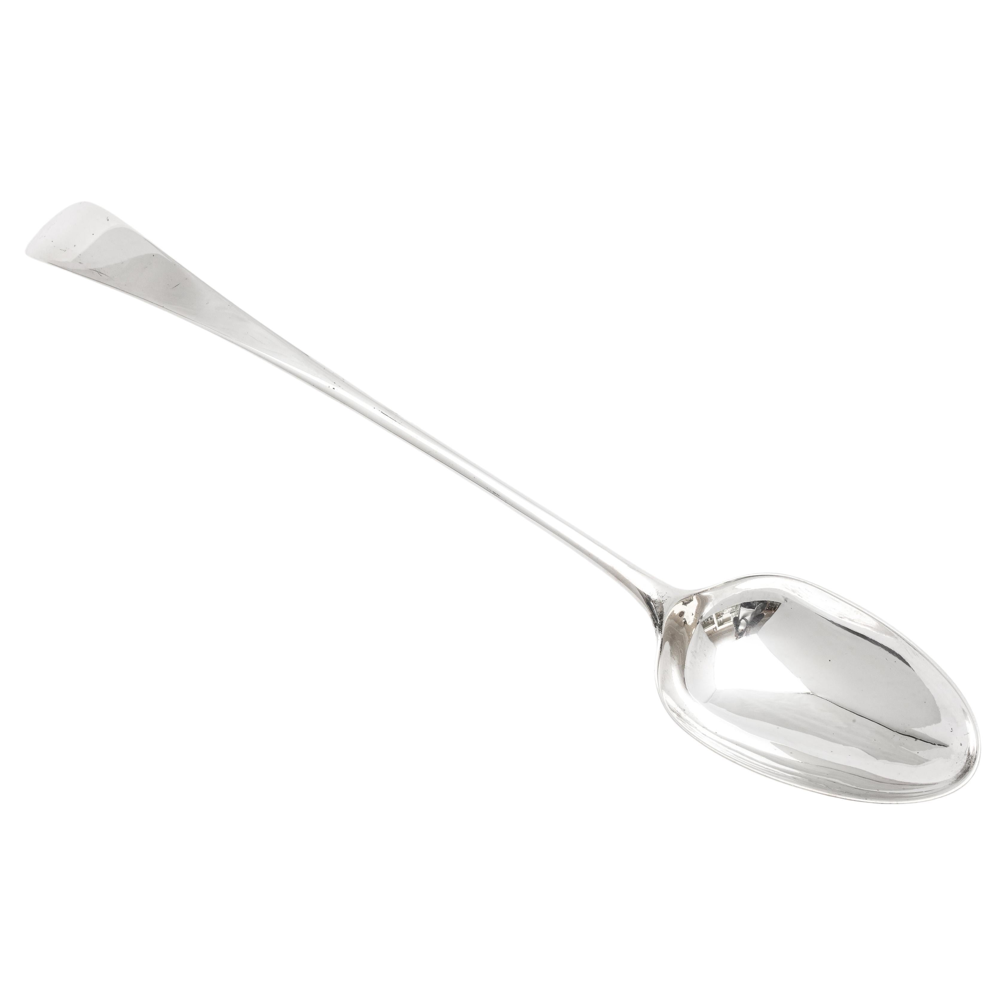 Georgian 'George II' Sterling Silver Stuffing Spoon Dated 1738