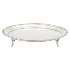 Georgian 'George II', Style Sterling Silver Salver/Platter