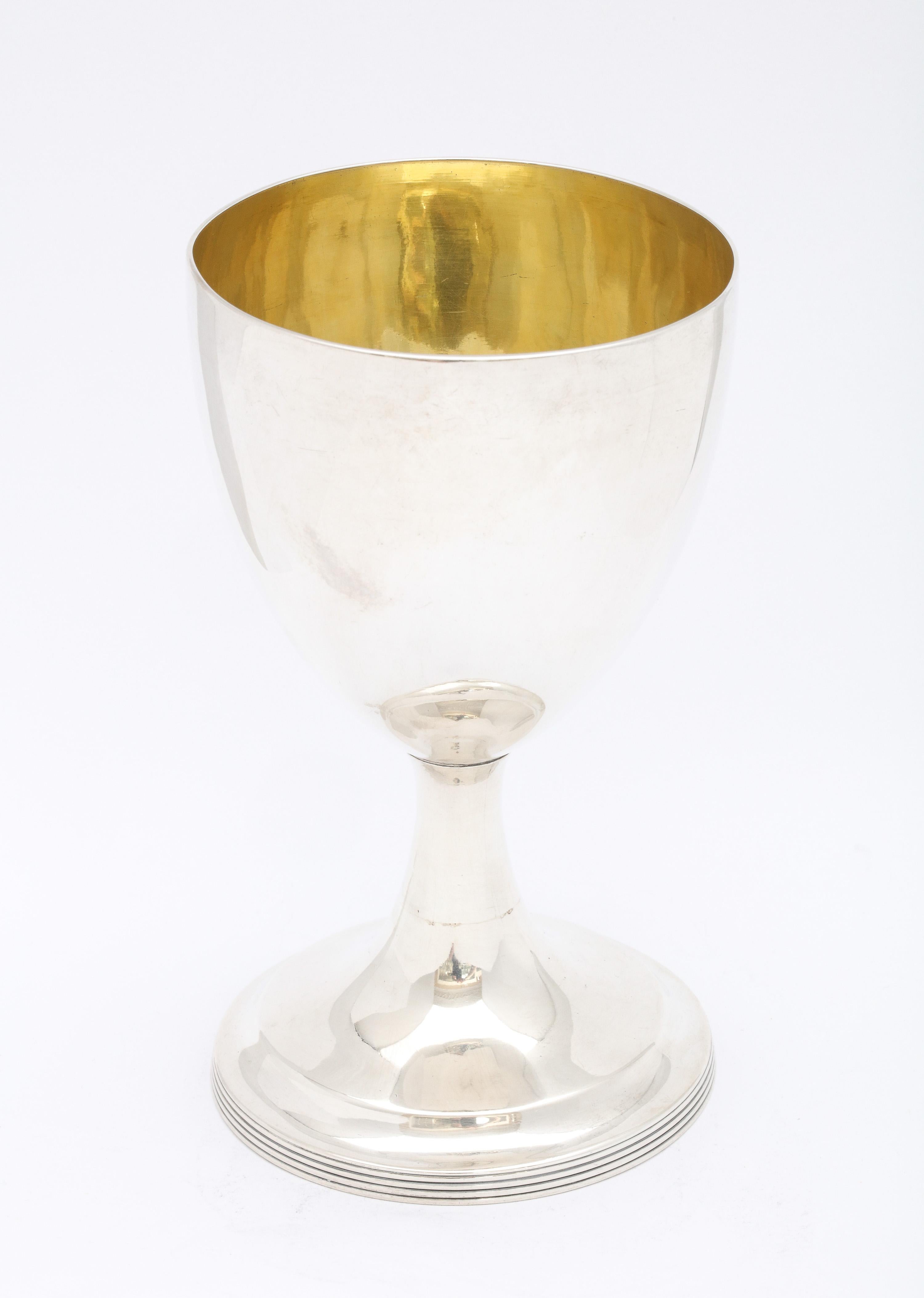 Late 18th Century Georgian 'George III' Irish Sterling Silver Goblet