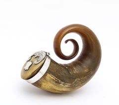 Georgian (George III) Period Sterling Silver Scottish Snuff Mull