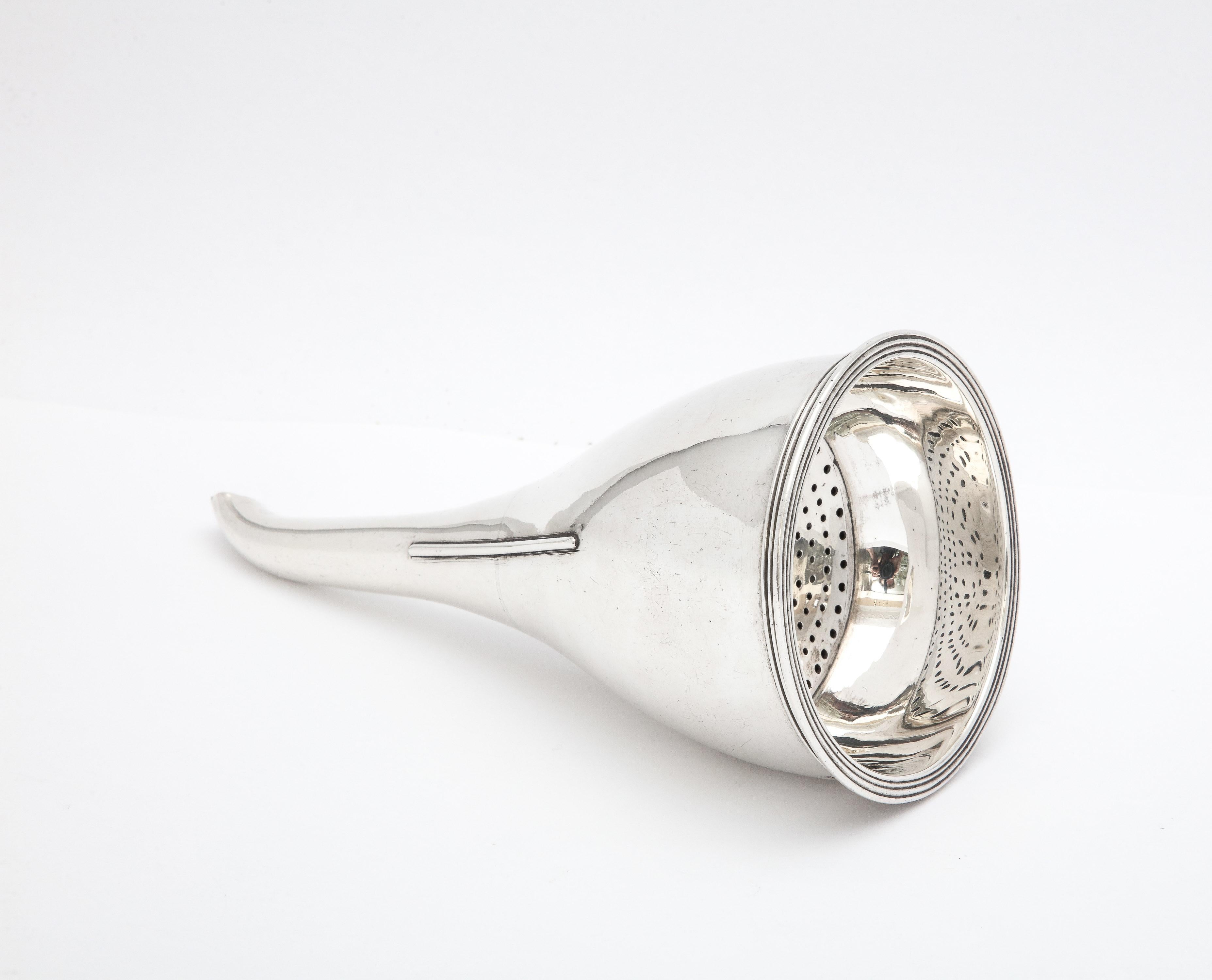 Georgian 'George III' Period Sterling Silver Wine Funnel, by Bateman 8