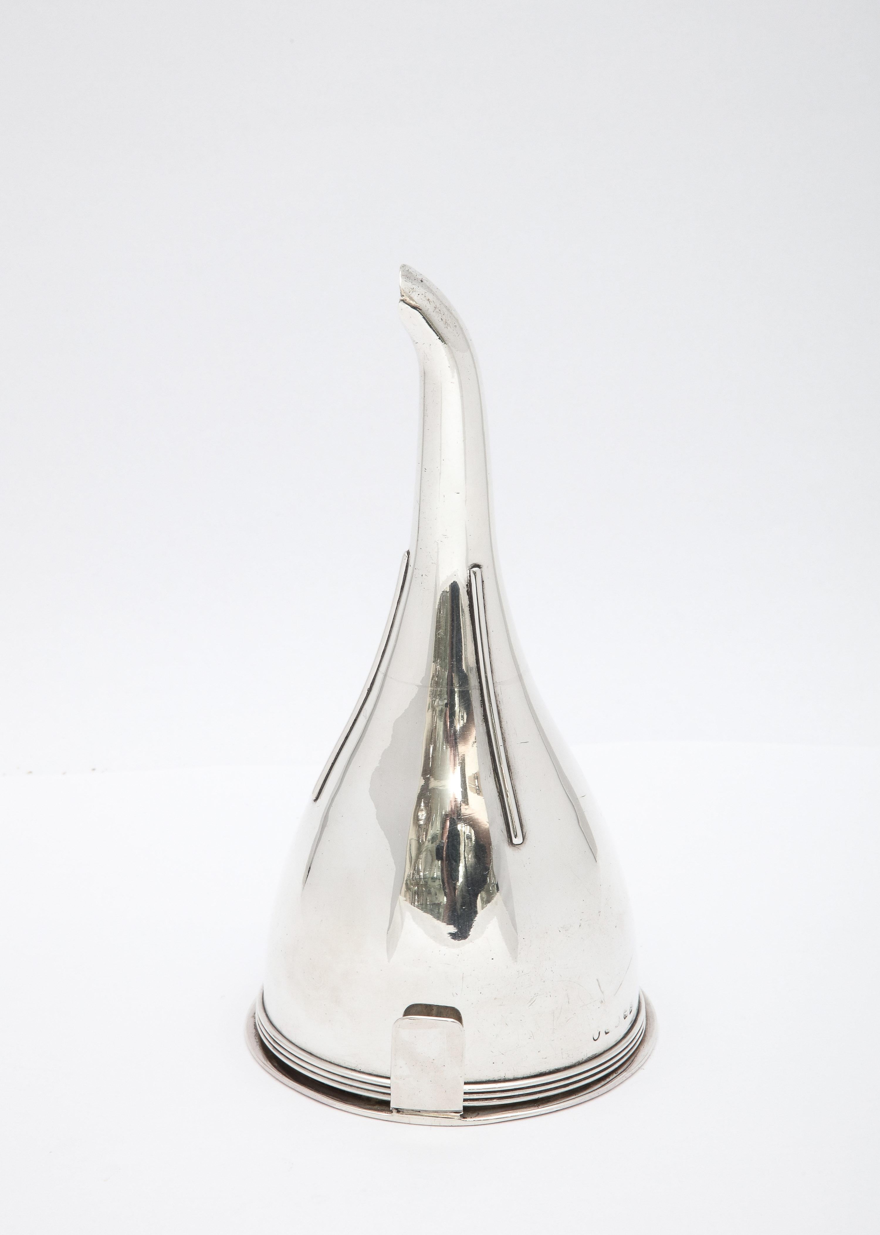 English Georgian 'George III' Period Sterling Silver Wine Funnel, by Bateman