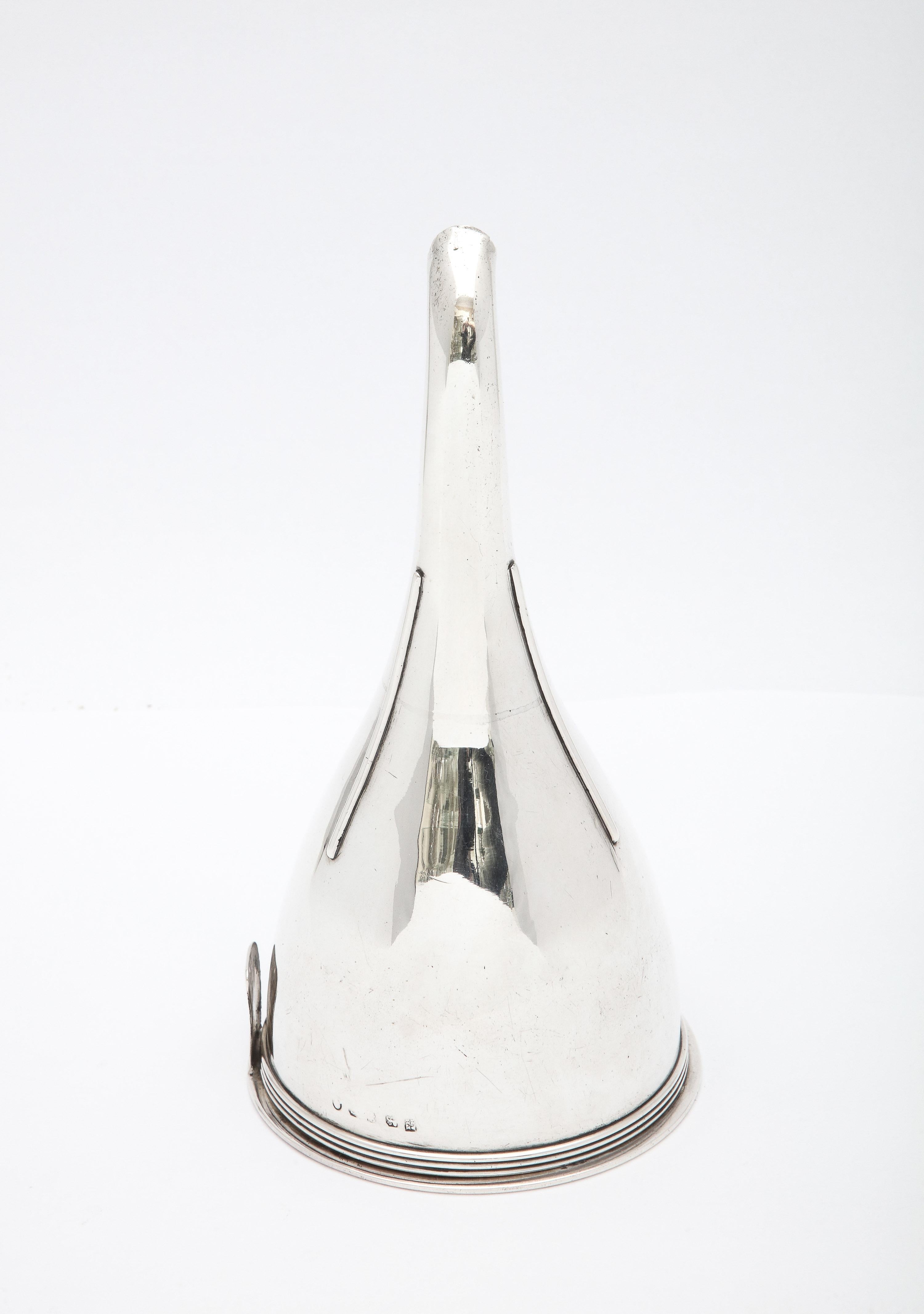 Georgian 'George III' Period Sterling Silver Wine Funnel, by Bateman 2