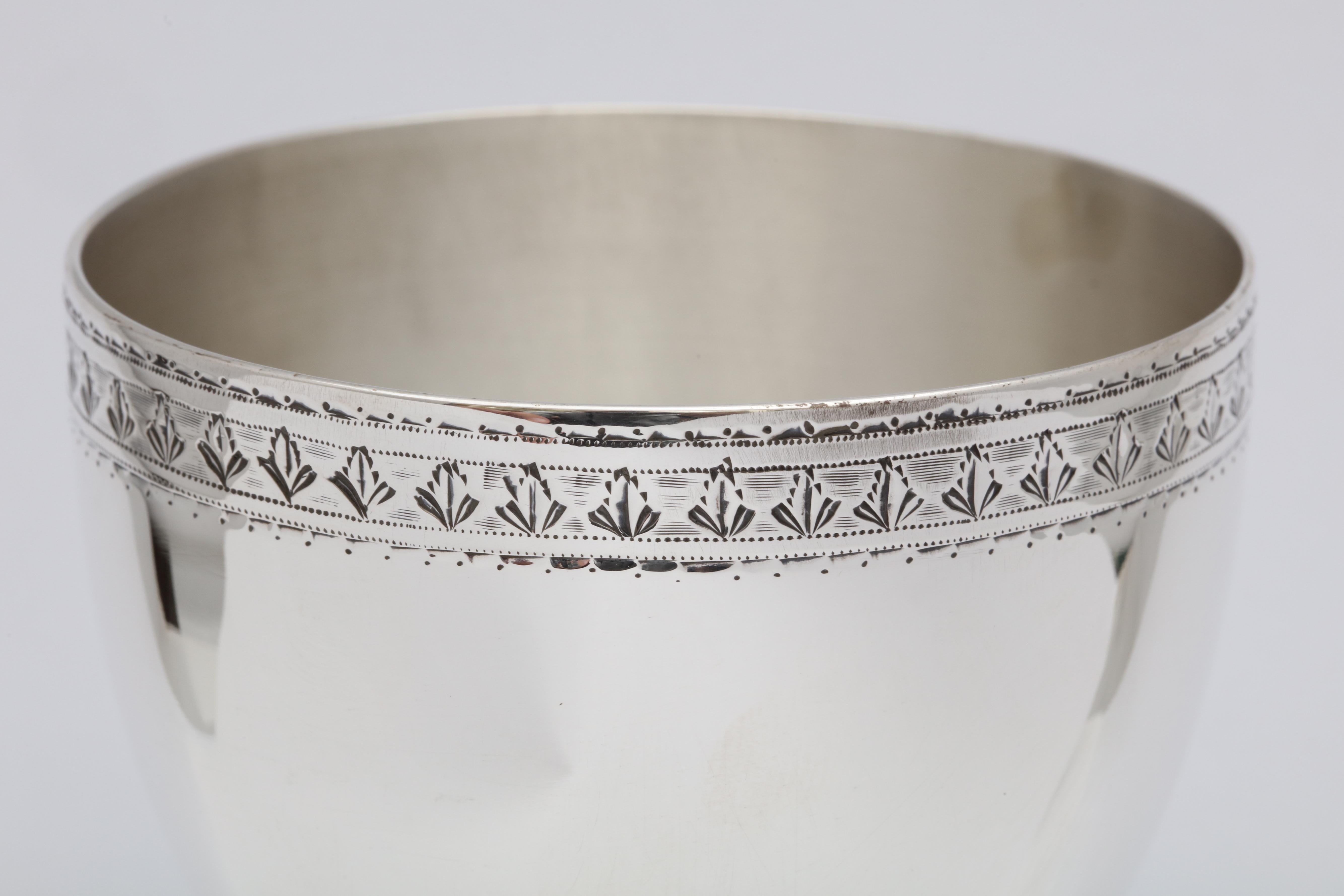 Georgian 'George III' Sterling Silver Goblet In Good Condition In New York, NY