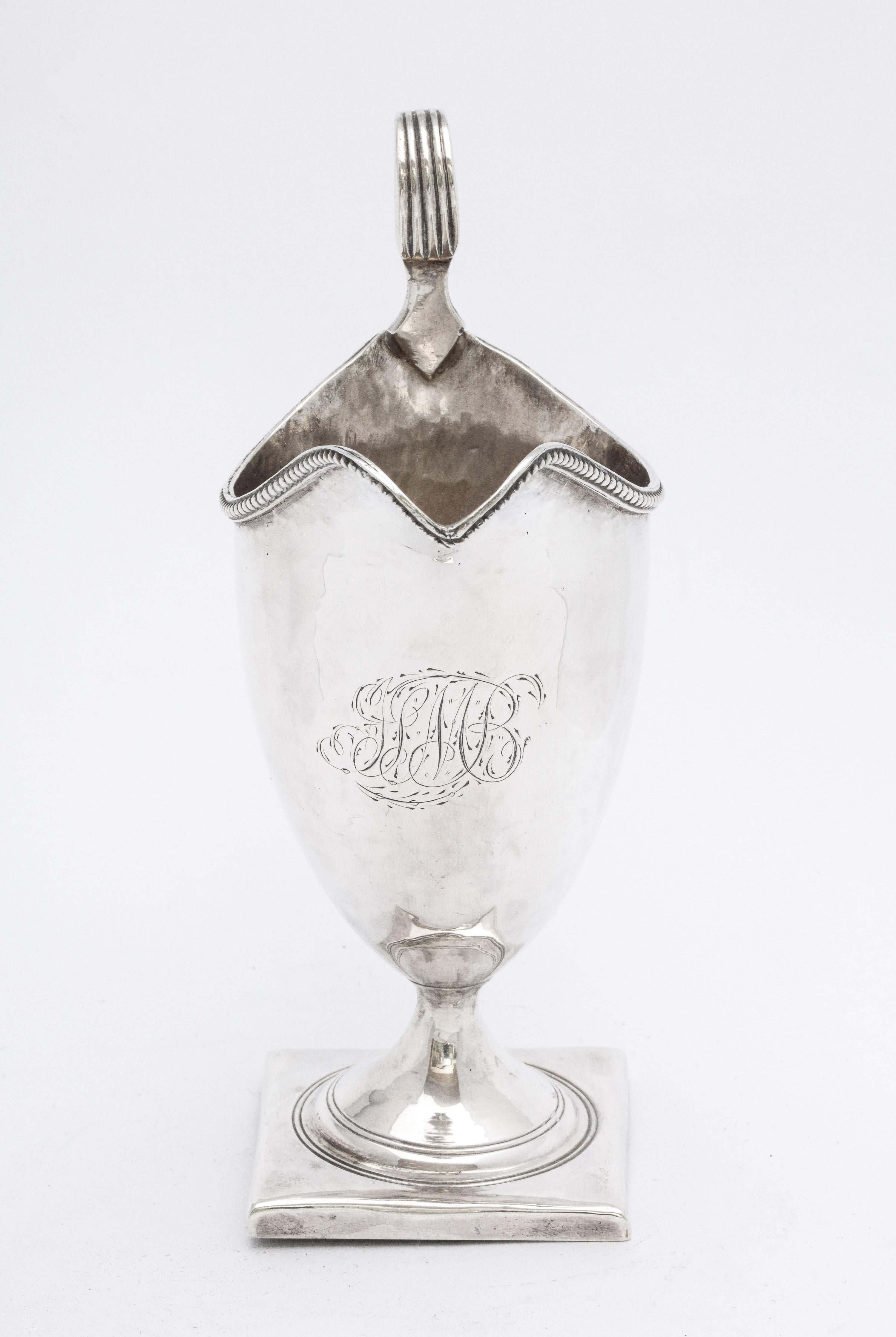 georgian silver cream jug