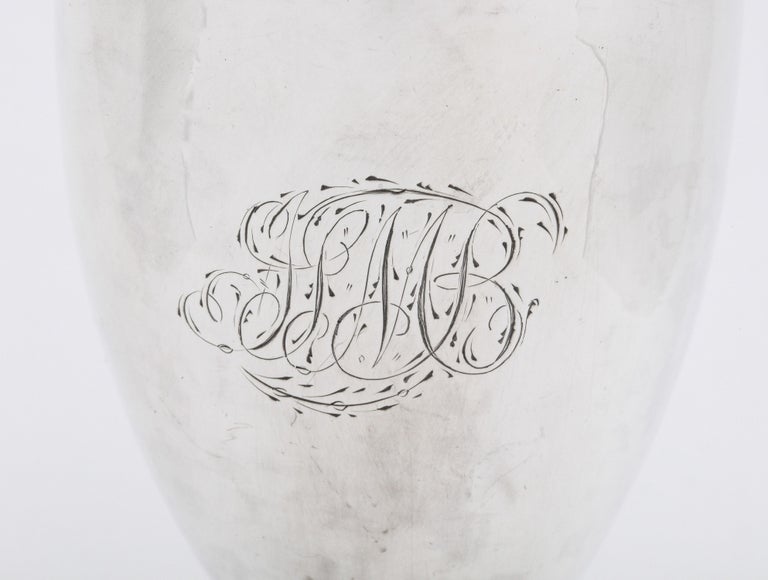 Late 18th Century Georgian 'George III' Sterling Silver Helmet-Form Cream Jug/Pitcher, by Bateman For Sale