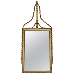 Antique Georgian Gilt Overmantle Wall Mirror