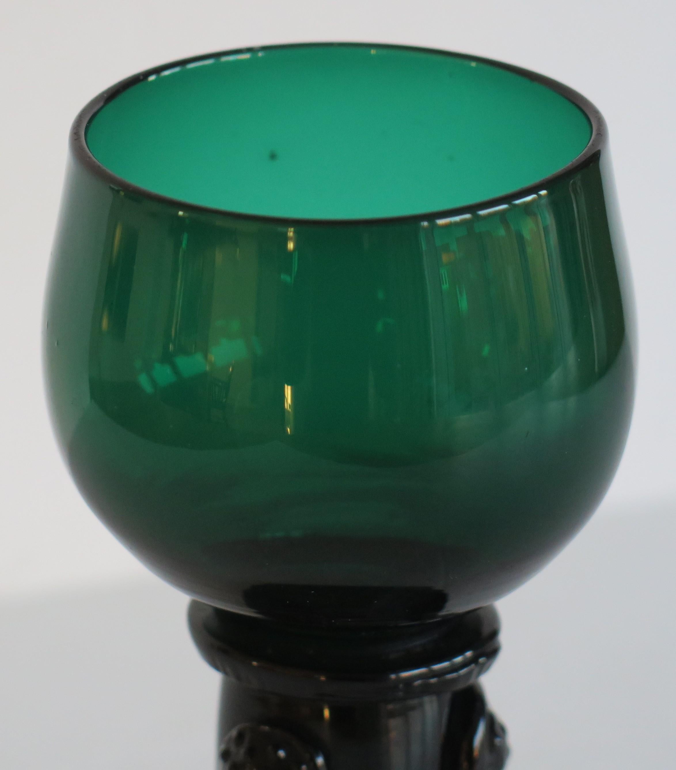 georgian green glass