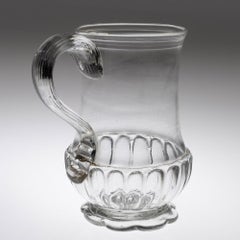 Georgian Glass Tankard, c 1780
