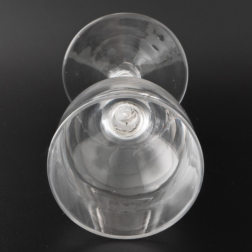 Copa georgiana con tallo retorcido opaco c1760 mediados del siglo XVIII en venta