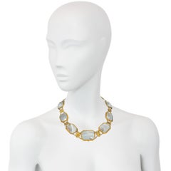 Collar georgiano de oro y ágata
