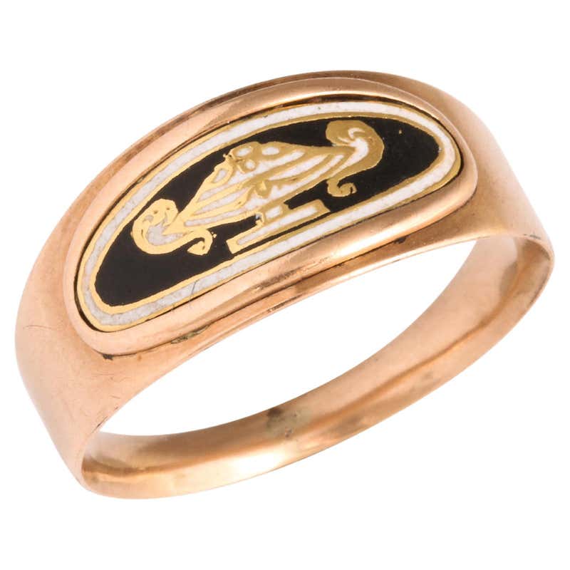 Antique Enamel Rings - 1,335 For Sale at 1stDibs | enamel rings vintage ...