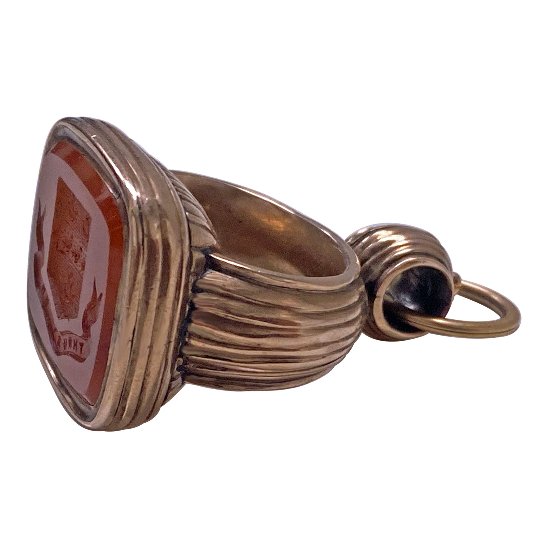 Georgian Gold Carnelian Seal Fob C.1820