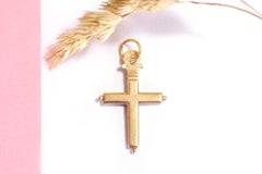 Georgian Gold French Cross 18k Rose Gold