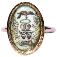Georgian Gold Sepia Ring