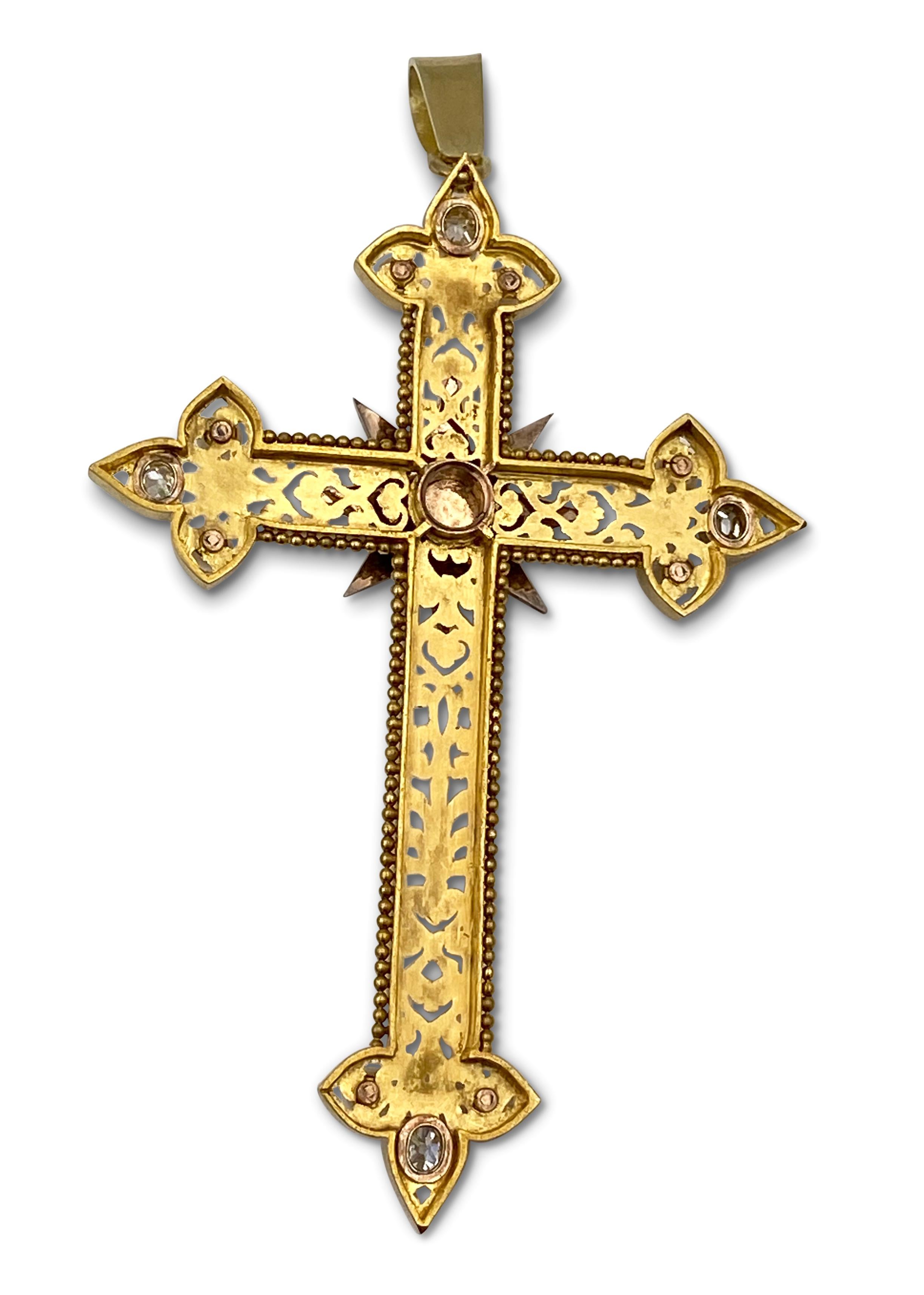 georgian cross necklace