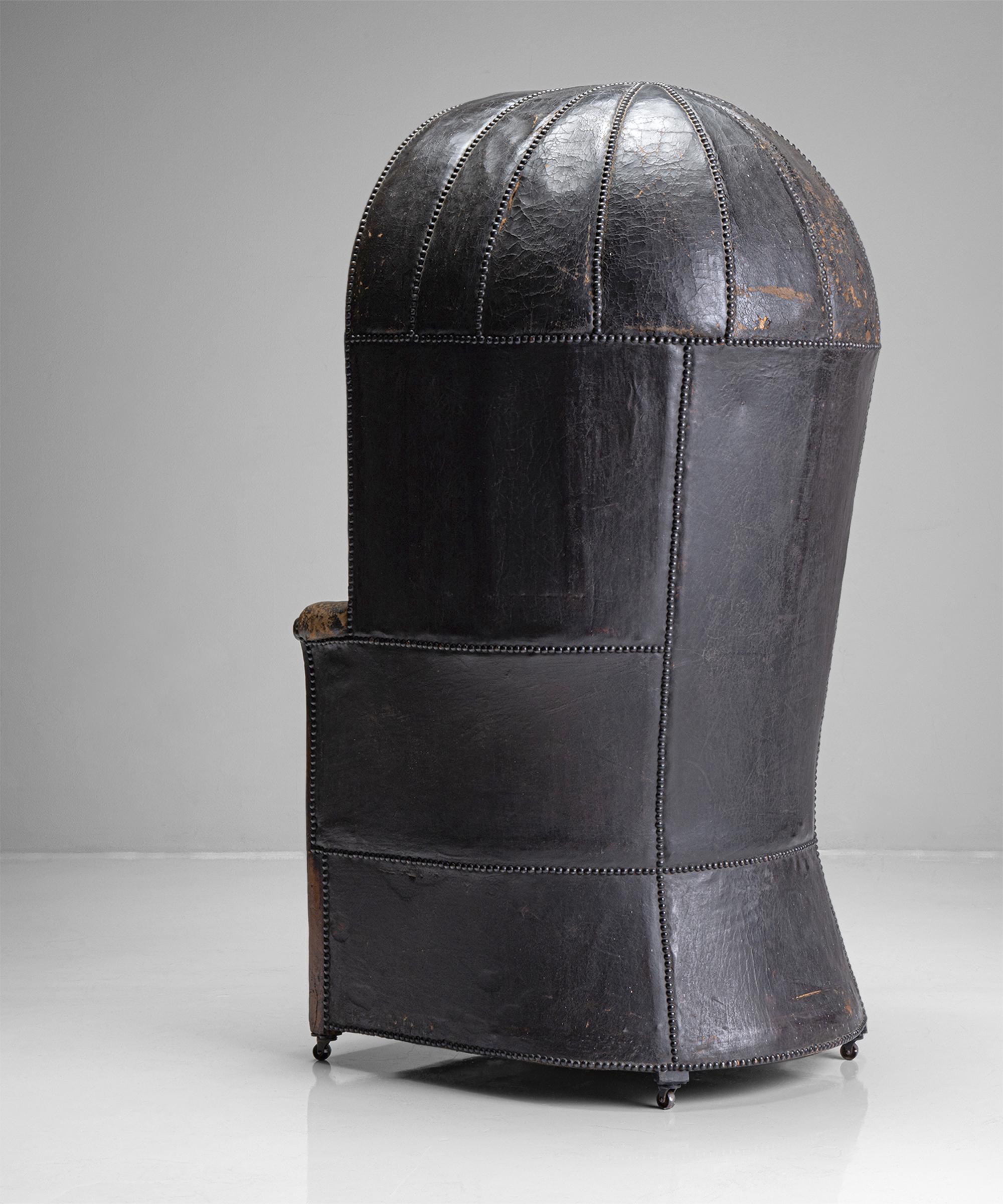Georgian Hall Porter’s Chair, England circa 1820 1
