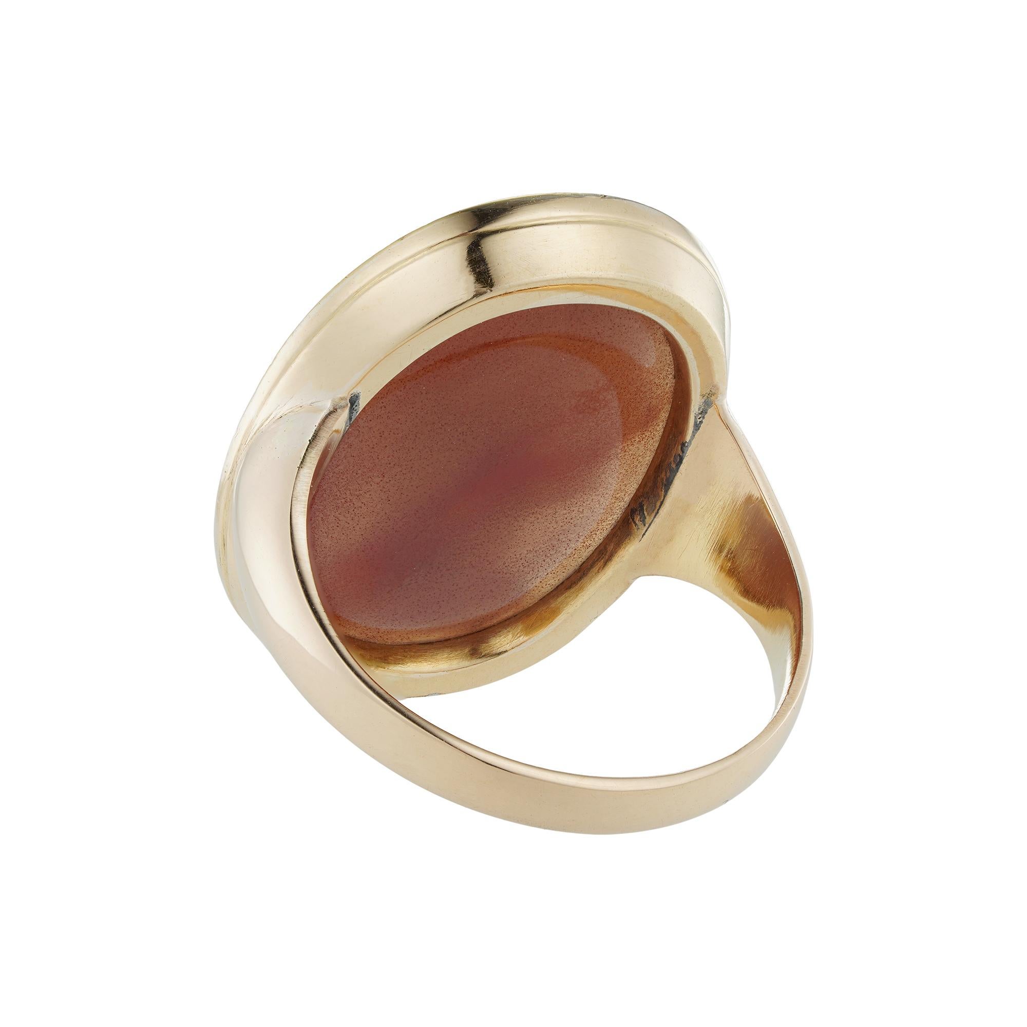 roman cameo ring