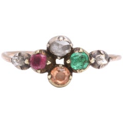 Georgian Harlequin Ring