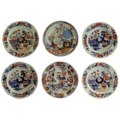 Georgian Harlequin Set of Six Mason's Ironstone Dinner Plates, circa ...