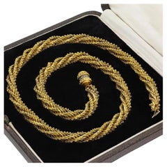 Georgian High Carat Fancy Link Chain