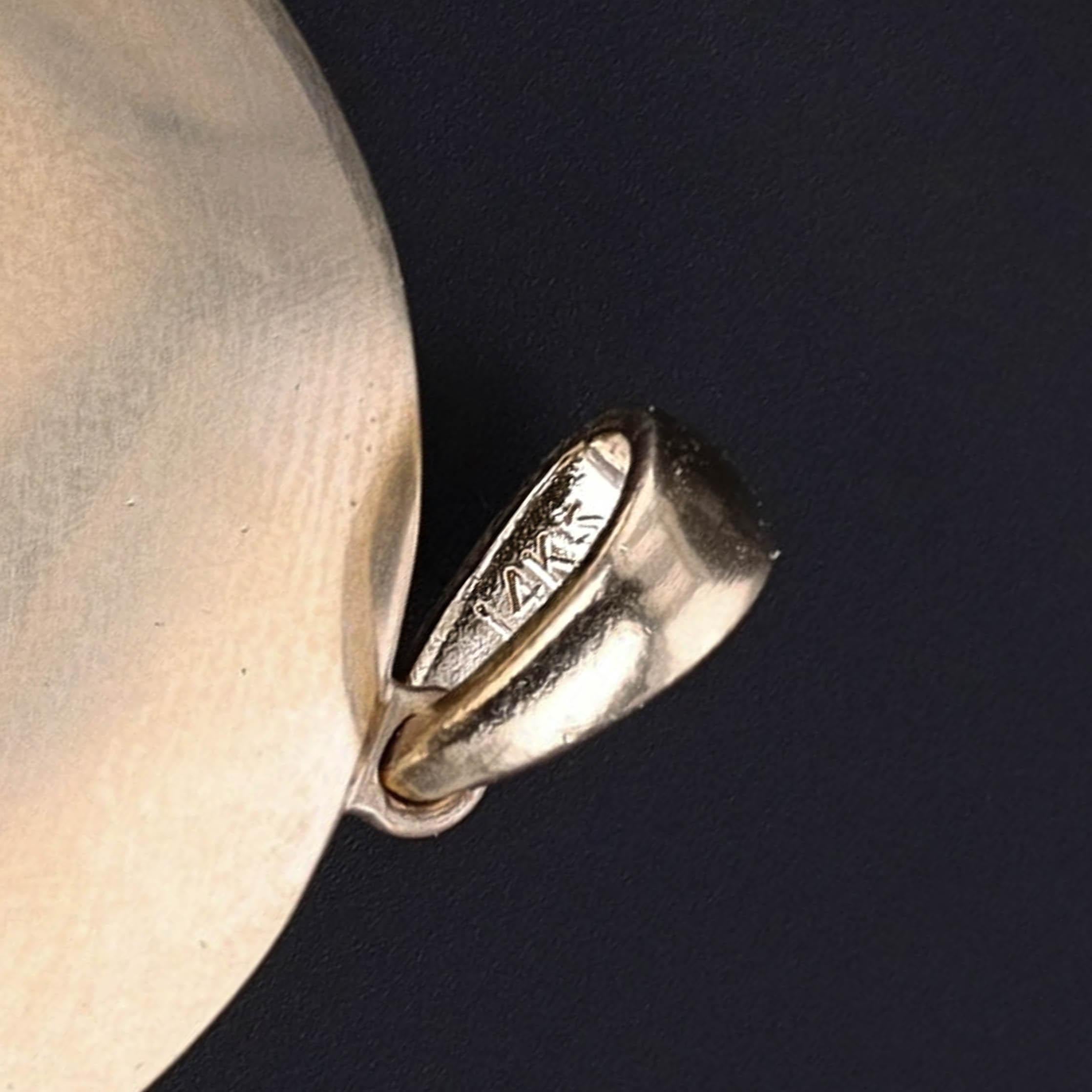 Georgian Hot Air Balloon Miniature Pendant of 14k Gold In Excellent Condition For Sale In Lewisburg, PA