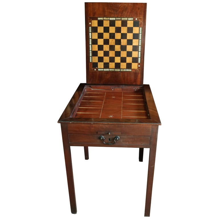 Irish Games Table For Sale at 1stdibs