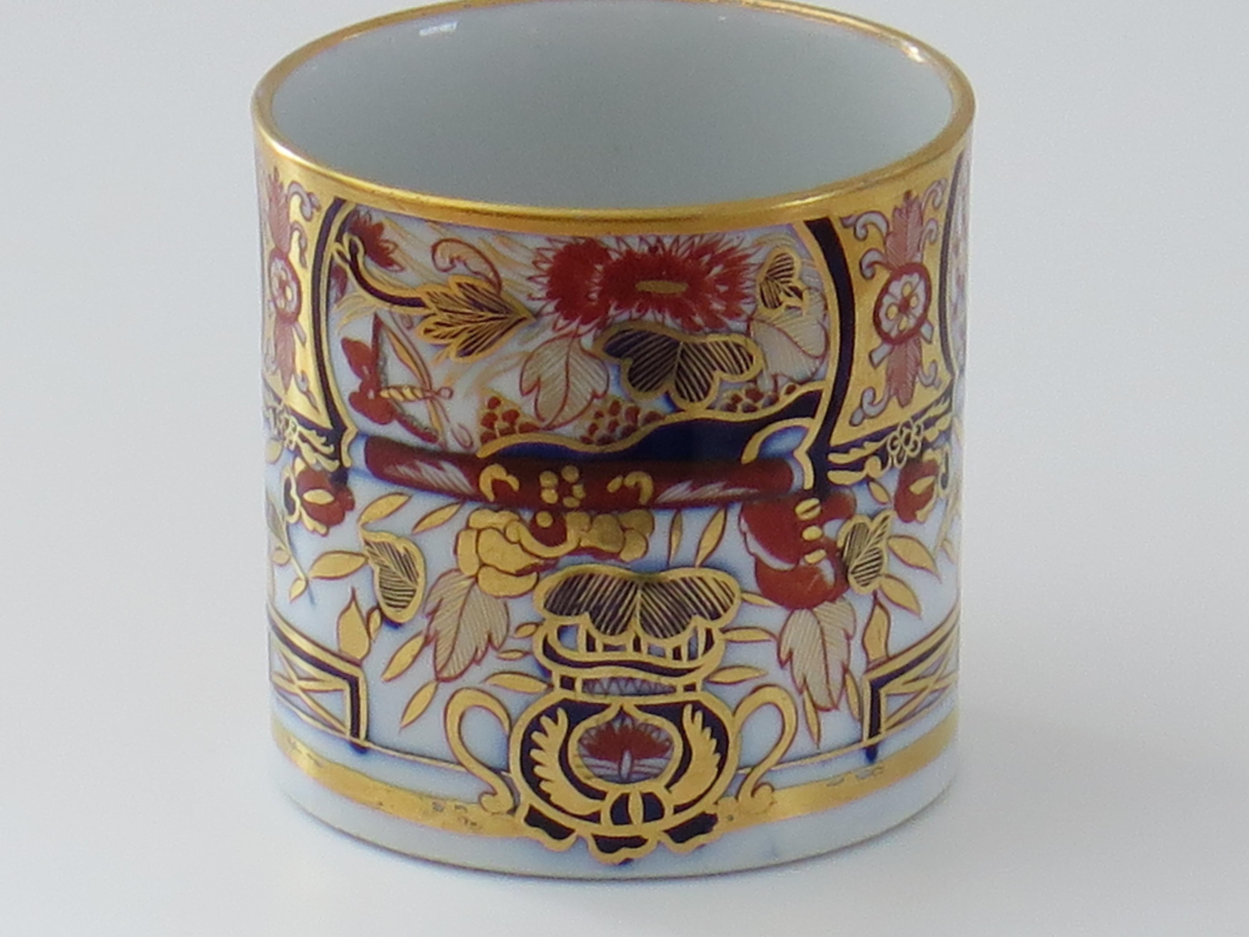 Georgian John Rose Coalport Coffee Can Porcelain Nelson Japan Ptn, Circa 1805 3