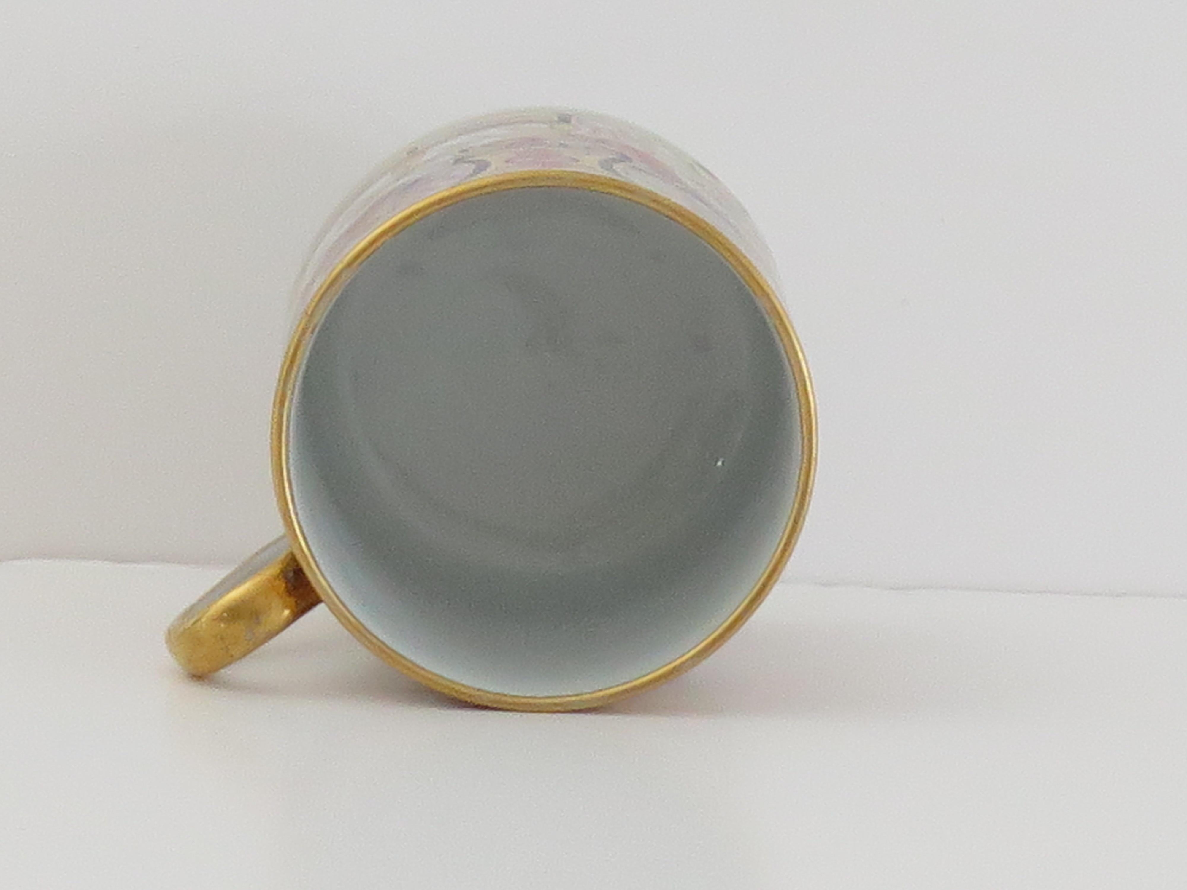 Georgian John Rose Coalport Coffee Can Porcelain Nelson Japan Ptn, Circa 1805 4