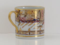 Georgian John Rose Coalport Coffee Can Porcelain Nelson Japan Ptn, Circa 1805