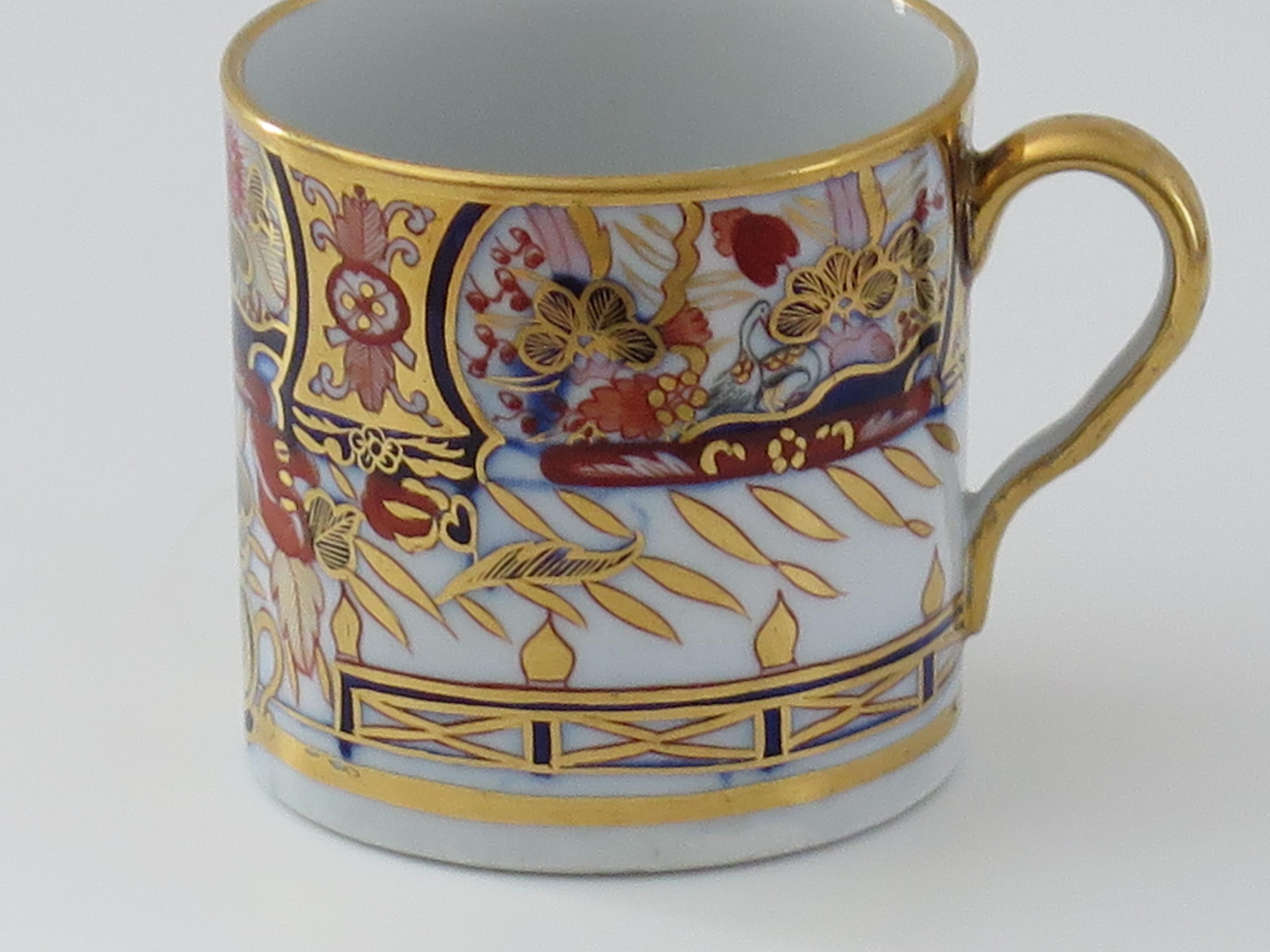 Georgian John Rose Coalport Coffee Can Porcelain Nelson Japan Ptn, Circa 1805 1