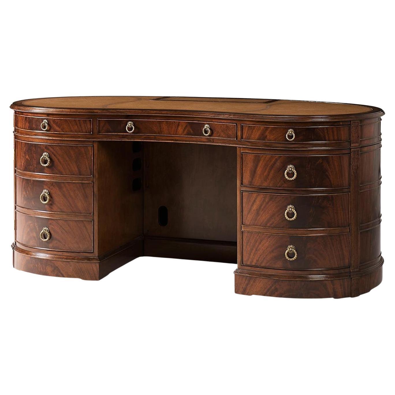 Bureau de direction géorgien en forme de rein