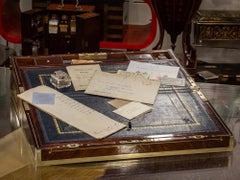 Georgian Kingwood Writing Box by David Edwards with Secret Compartment