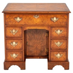 Antique Georgian Knee Hole Desk Walnut