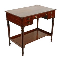 Georgian Kneehole Dressing Table, 19th Century