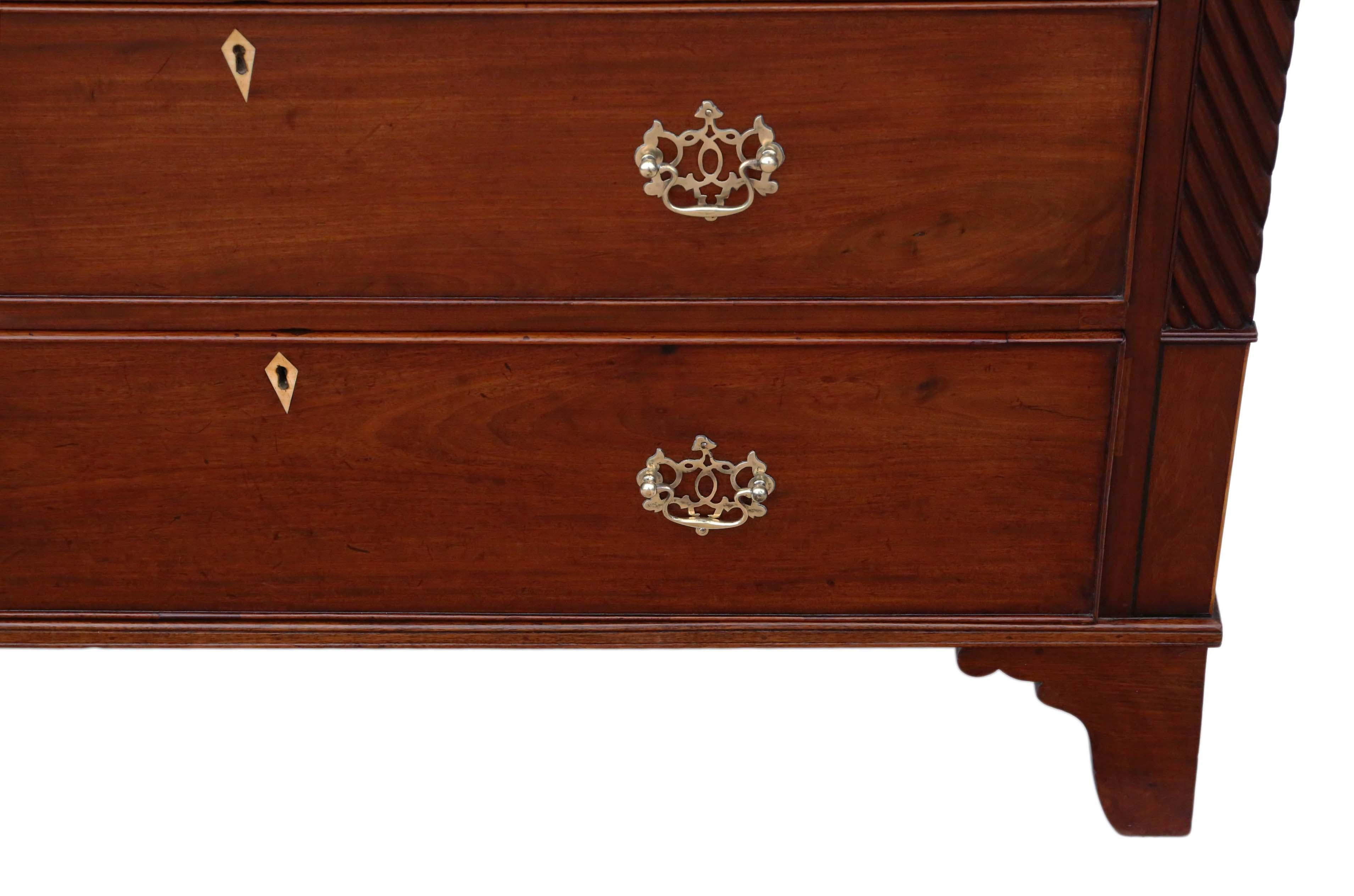 Early 19th Century Georgian Large Mahogany Chest of Drawers