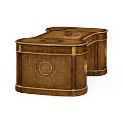 Georgian Leather Top Pedestal Desk – Adam Style