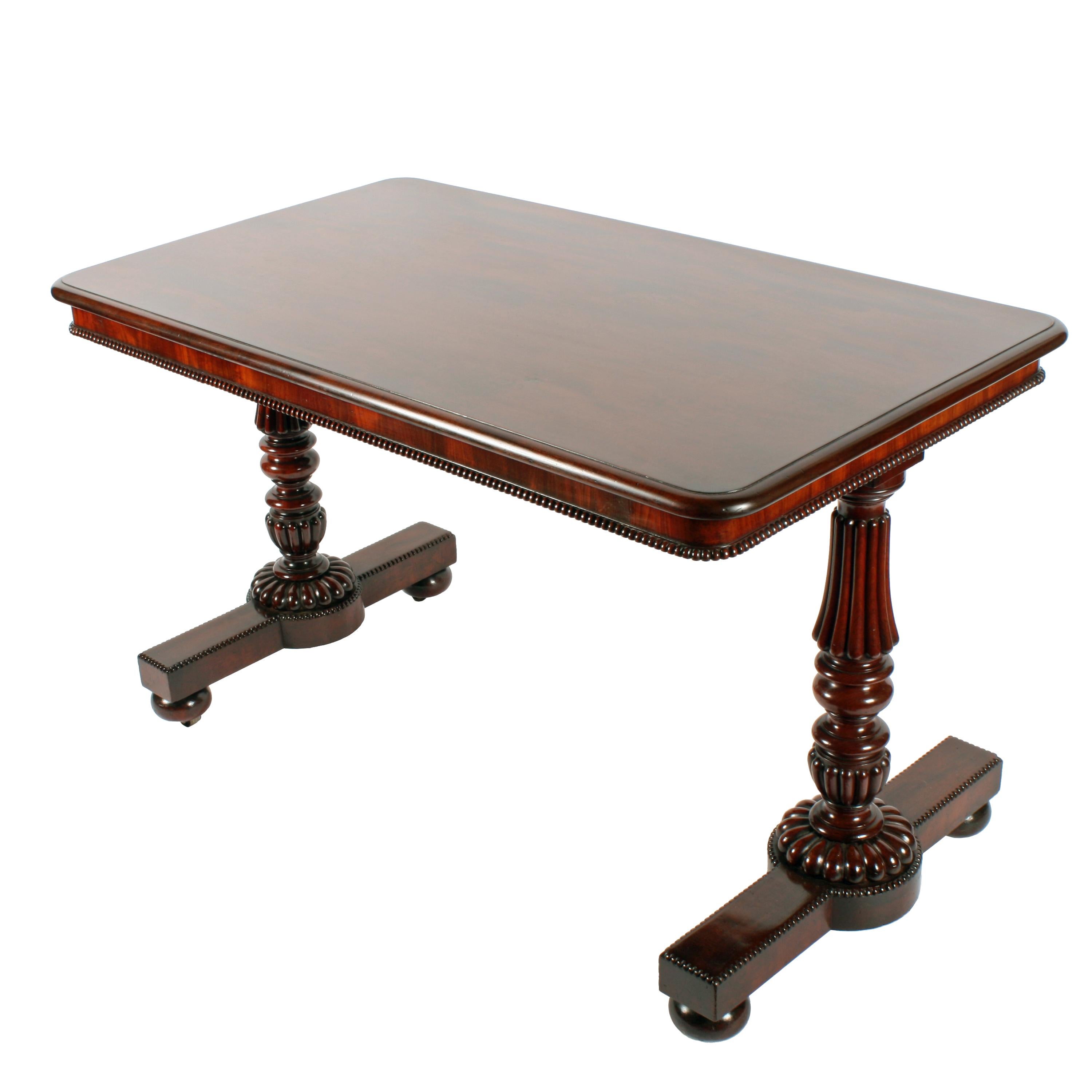 Georgian Library Table by Gillows For Sale