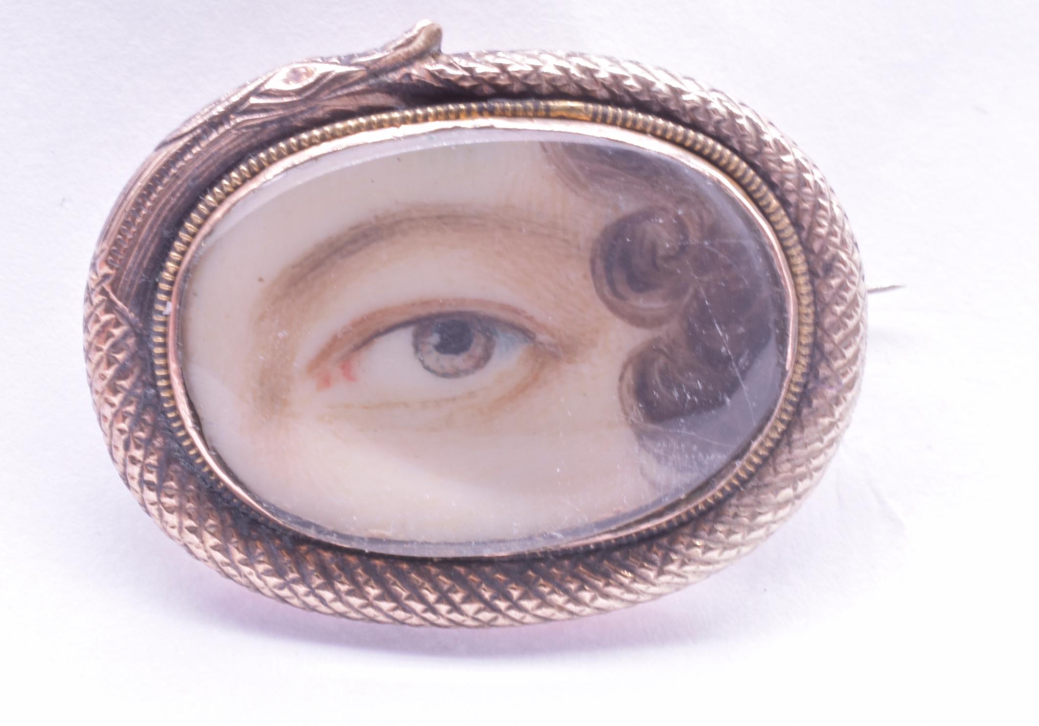 lover's eye brooch