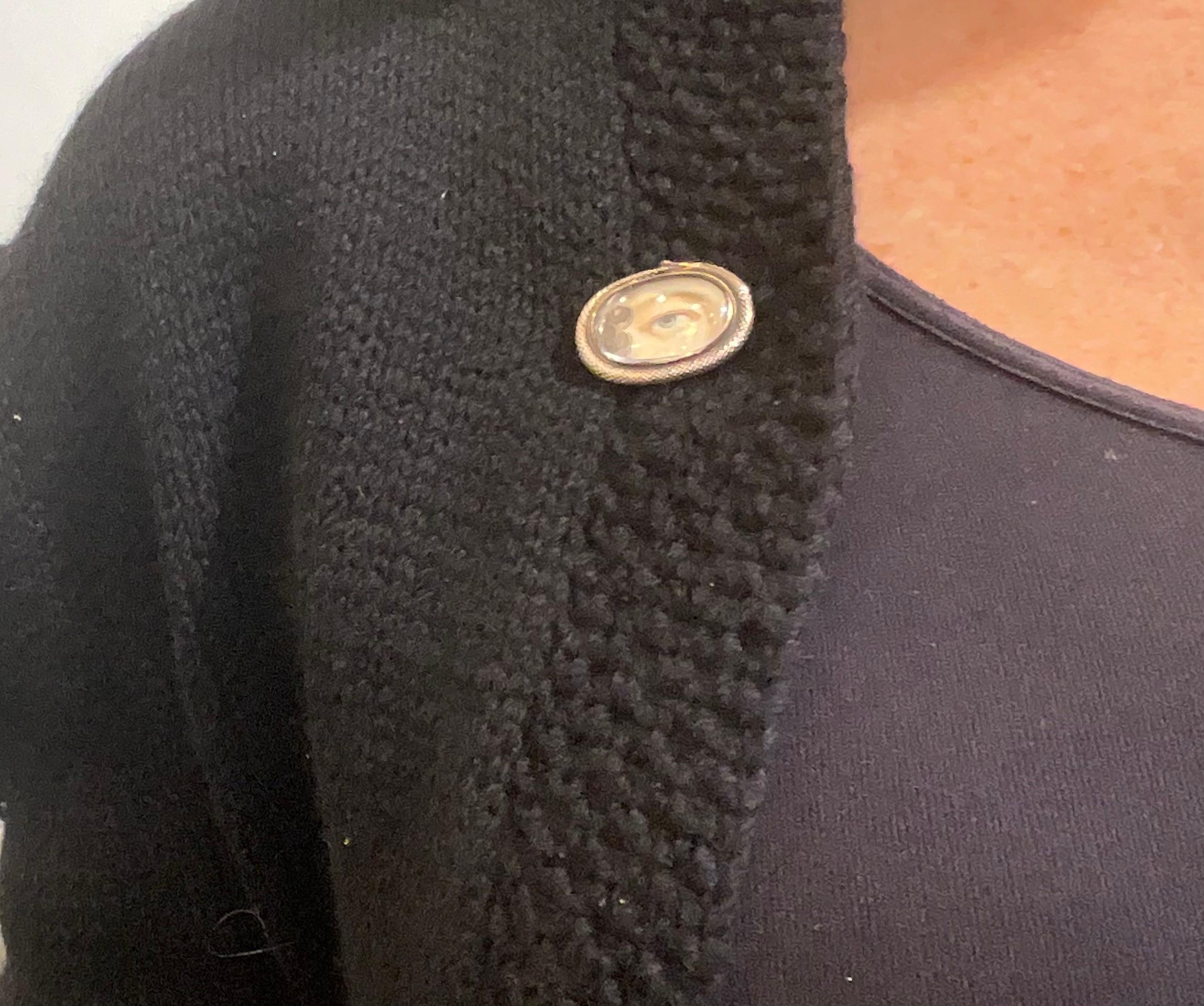 Georgian Lover's Eye Miniature Brooch with gold bezel in the form of a Serpent In Excellent Condition In Baltimore, MD