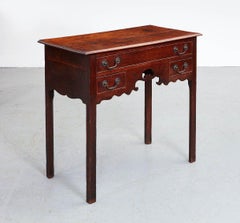 Georgian Lowboy with Scalloped Apron