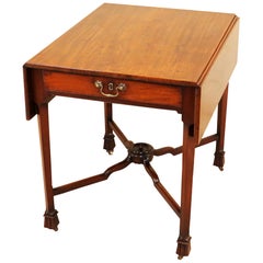 Antique Georgian Mahogany 18th Century Pembroke Table
