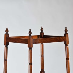 Georgian mahogany A-frame whatnot